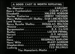 a good cast is worth repeating horror house title card it cast