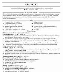 multi line claims adjuster resume