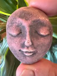 Dollhouse Miniature Wooden Decorative Ceramic Face