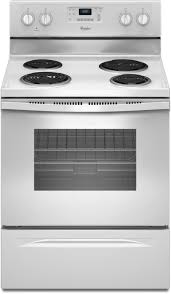 Unpaper kitchen cloths are an ideal tool for the job: Whirlpool Wfc310s0ew 30 Inch Freestanding Electric Range With 4 Coil Elements 2 600 Watts 4 8 Cu Ft Traditional Oven Self Cleaning System And Accubake Temperature Management System White