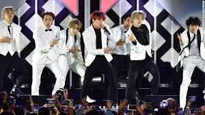 Performing from seoul, bts replicated the grammys stage from the los angeles convention center in their performance. Bts Earn Their First Grammy Nomination For Dynamite Cnn