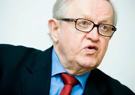 Finlands tidligere president og fredsprisvinner Martti Ahtisaari er død