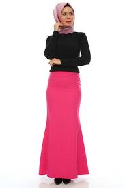 Tesettur Balik Etek Krd1041 Pembe Etek Giyim Pembe