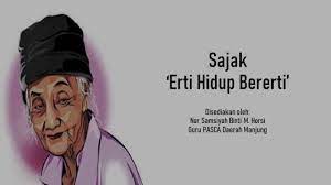 Kita mestilah berdikari sewaktu hidup di bandar seorang diri supaya tidak terlalu bergantung pada orang lain, walaupun sewaktu tua. Sajak Erti Hidup Bererti Youtube