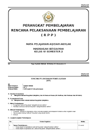 Check spelling or type a new query. Rpp Aqidah Akhlak Mi Kelas 6 Semester 2 Kanal Jabar