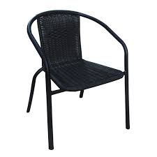 Chaise de jardin foire fouille. Fauteuil Acier Polypropylene Noir Chaises De Jardin La Foir Fouille