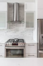 modern kitchen white cabinets subway