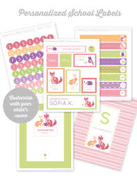 Free printable pencil accents from instant display teaching resources. Personalized School Supply Labels