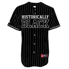 Black And White Striped Baseball Jersey Hbcu Historically Black Baseball Jersey Black Pinstripe Hbcu Baseball Jerseys Jersey
