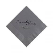 Cocktail napkins | personalized wedding napkins. Personalized Cocktail Napkins