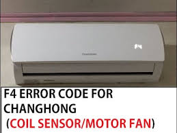 Air Conditioner Troublesouting F4 Error Code For Changhong Id Know Youtube