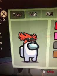 Me And My Friend Made Eds Hair As A Hat In Among Us Cowboybebop