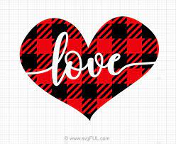 Free Free Buffalo Plaid Heart Svg Free
