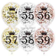 Il matrimonio rappresenta il raggiungimento dello step più importante a cui una coppia possa ambire; 6 Pz Lotto Numero 55 56 57 58 59 Palloncini Di Compleanno In Oro Rosa Argento 55th 56th 58th Decorazioni Del Partito Felice Anniversario Palloncino Ballons Accessories Aliexpress