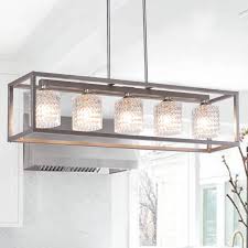 Mercer41 Cleo 5 Light Rectangle Chandelier Reviews Wayfair