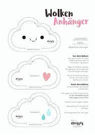 Misses Cherry Wolkenanhanger Anleitung Und Schnittmuster Baby Mobile Basteln Anleitung Baby Basteln Ideen Schnittmuster