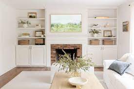 Amazing gallery of interior design and decorating ideas of bookcases flanking fireplace in bedrooms, living rooms, decks/patios, dens/libraries/offices, girl's rooms by elite interior designers. Bookshelf Decor Ideas Style Your Shelves In Four Easy Steps