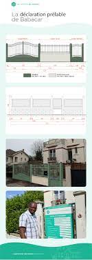 declaration prealable de travaux obtenue pour l installation d un portail et d une cloture a fresnes baba permis de construire portail et cloture portail