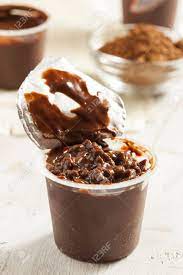 Welcome to the snack pack website! Chocolate Snack Pack Pudding Cup Against A Background Stock Photo Picture And Royalty Free Image Image 19448297