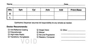 The numbers on your eyeglass prescription describe precisely how your glasses lenses should be cut. Converting Your Glasses Prescription To A Contact Lens Prescription Contacts Advice