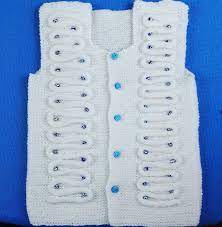 nazar boncuklu orgu bebek yelegi yapilisi