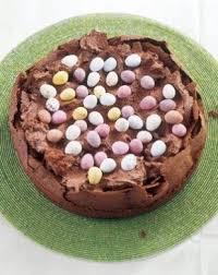 Easter Egg Nest Cake From Nigella Com By Nigella Lawson Easter Egg Nest Cake Easter Cakes Easter Egg Nest