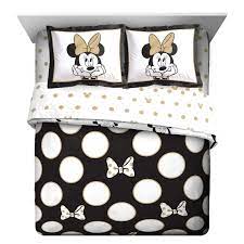 Minnie mouse is a cartoon character and the favorite of girls and their mothers too. Minnie Mouse Reversible Full Queen Comforter Set By Disney Walmart Com Walmart Com
