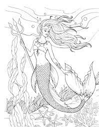 Mermaid coloring pages for adults are an easy thumbs up. Mermaid Coloring Pages For Adults Best Coloring Pages For Kids