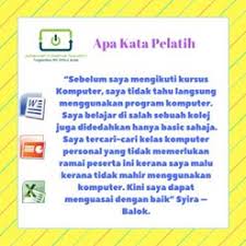 7 pilihan sambung belajar : Lebih 1000 Lepasan Spm Buta It Private Class Computer