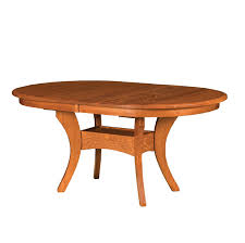 The traditional double pedestal extension dining table is made of solid hardwoods. Ingleside Double Pedestal Table Shipshewana Furniture Co