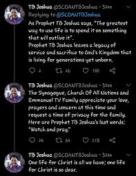His full name is temitope balogun joshua, and he was popularly known as tb joshua. Eec5blavmlpnxm