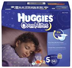 huggies overnites diapers size 5 52 ct