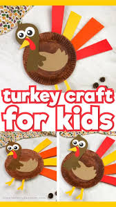 paper plate turkey craft for kids free template