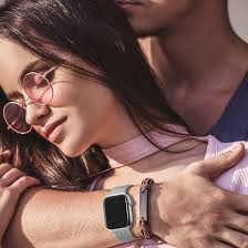 Amazon.com: EPULY Compatible with Apple Watch Band 44mm 45mm 46mm(Series  10) 49mm,Stainless Steel Mesh Loop Magnetic Clasp for iWatch Ultra Series 9  8 SE 7 6 5 4 Women Men -49/46/45/44mm Silver :