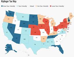 Which Are The Least Tax Friendly States In America