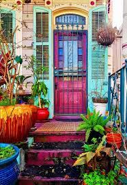 Porte Door Plantes Plants Green Beautiful Mur Wall Frenchquarter Neworleans Louisiana Couleur Colorful Beautiful Doors House Doors Unique Doors