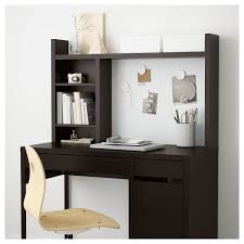 Micke Add On Unit High Black Brown 41 3 8x25 5 8 Ikea Ikea Micke Ikea Micke Desk Study Table
