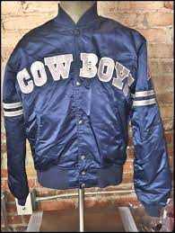 Vintage 90 39 S Nfl Dallas Cowboys Starter Satin Jacket Size Medium Satin Jackets Nfl Dallas Cowboys Jackets