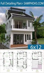 Modern House Plans Designs 3d Tiny House 5 6 8m Drawing From 2d And 3d In 2020 Diy Tiny House Plans Modern House Plans House Designs Exterior
