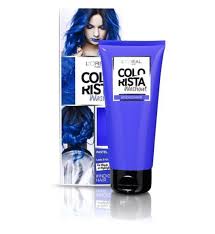 Hair Colour Colorista Washout Indigo Hair For Blonde Ombre Or Highlights Indigo Hair Permanent Blue Hair Dye Dyed Hair Ombre