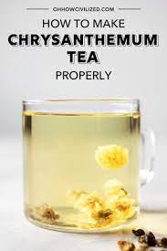 Chrysanthemum Tea Chrysanthemum Tea Tea Tasting Caffeine Free Tea