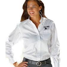 For The Most Durable Button Down Embroidered Shirts Ez Corporate Clothing Offers You A Selection Logo Dress Shirts Oxford Shirt Women Embroidered Shirt Dress