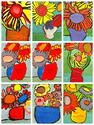 Image result for van gogh vases art grade 3