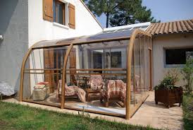 Abri Terrasse Bois Veranda Paroi Relevable Espaceo Jpg House Styles House Design Veranda