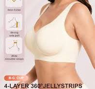 Soft Intention Jelly Wireless Bra Seamless Push Up Full ...