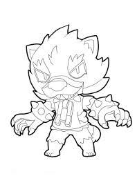 Dibujos De Leon Brawl Stars Para Colorear Imprimir O Pintar Raskraski Besplatnye Raskraski Risunki
