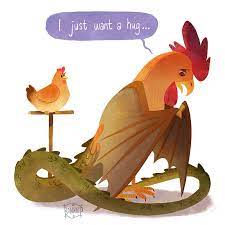 Cockatrice Art Cockatrice By L3onnie On Deviantart Mythical Creatures Art Creature Concept Art Mythical Creatures