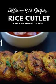 Vegetable Rice Cutlet From Left Over Rice Rice Tikki Recipe In 2020 Indian Snack Recipes Vegetarian Snacks Recipes Indian Food Recipes