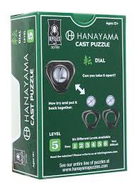 Hanayama cast puzzle level 5. Hanayama Level 5 Cast Metal Brain Teaser Puzzle Dial Free Shipping Toynk Toys