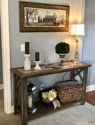 Sofa Table Console Table Farmstyle Diy Console Table Decorating Sofa Table Decor Diy Console Table